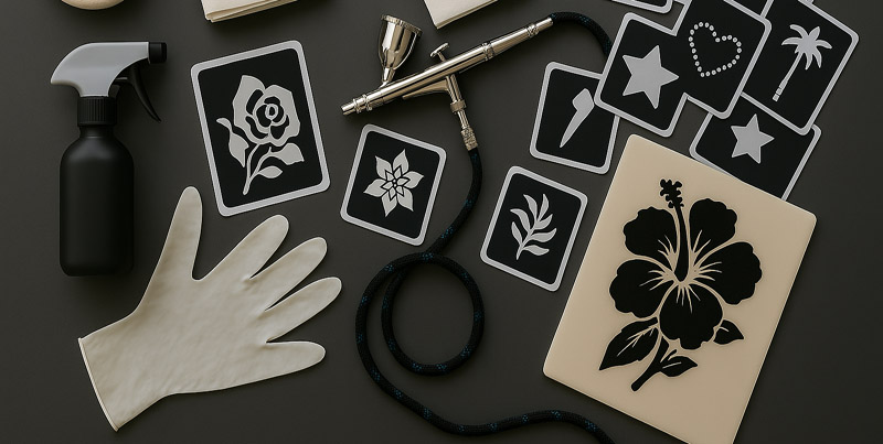 Matériel pour tatouages temporaires